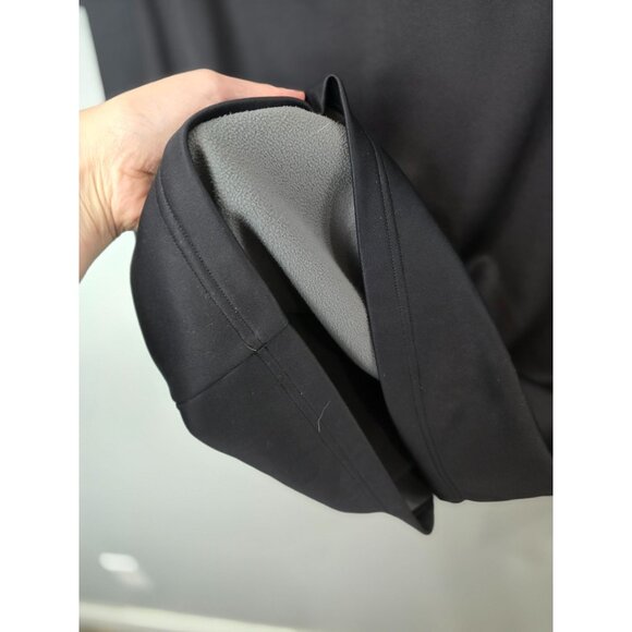 Under Armour Sweatshirt Men's L Black 1/4 Zip Fleece Lined Pullover Company Logo - Picture 7 of 13